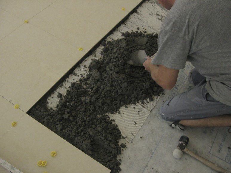 Mud set v.s. Thin Set Method