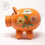 Thumbnail: Wooden Piggy Bank With Handpainted  Banaras Wooden Handicraft