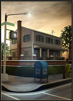 Early Evening Neighborhood Render