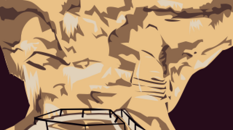 vector art of a cave