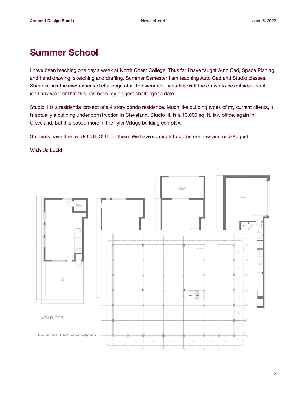 Newsletter 4- SUMMER 2022.2