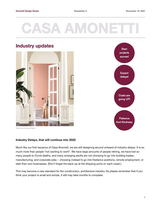 Newsletter 2- page 1