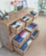 Marie Kondo style file folded clothes increases storage space