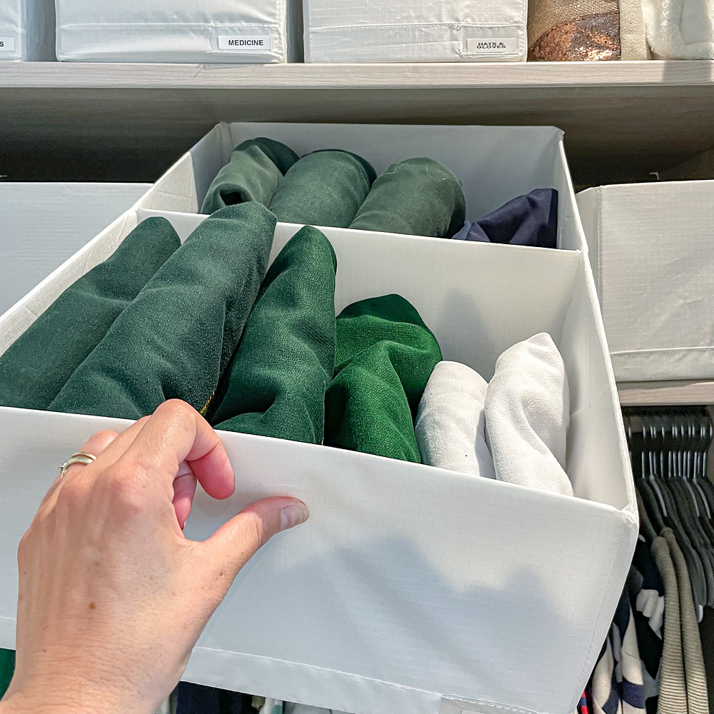 IKEA STUK storage box maximise top shelf storage
