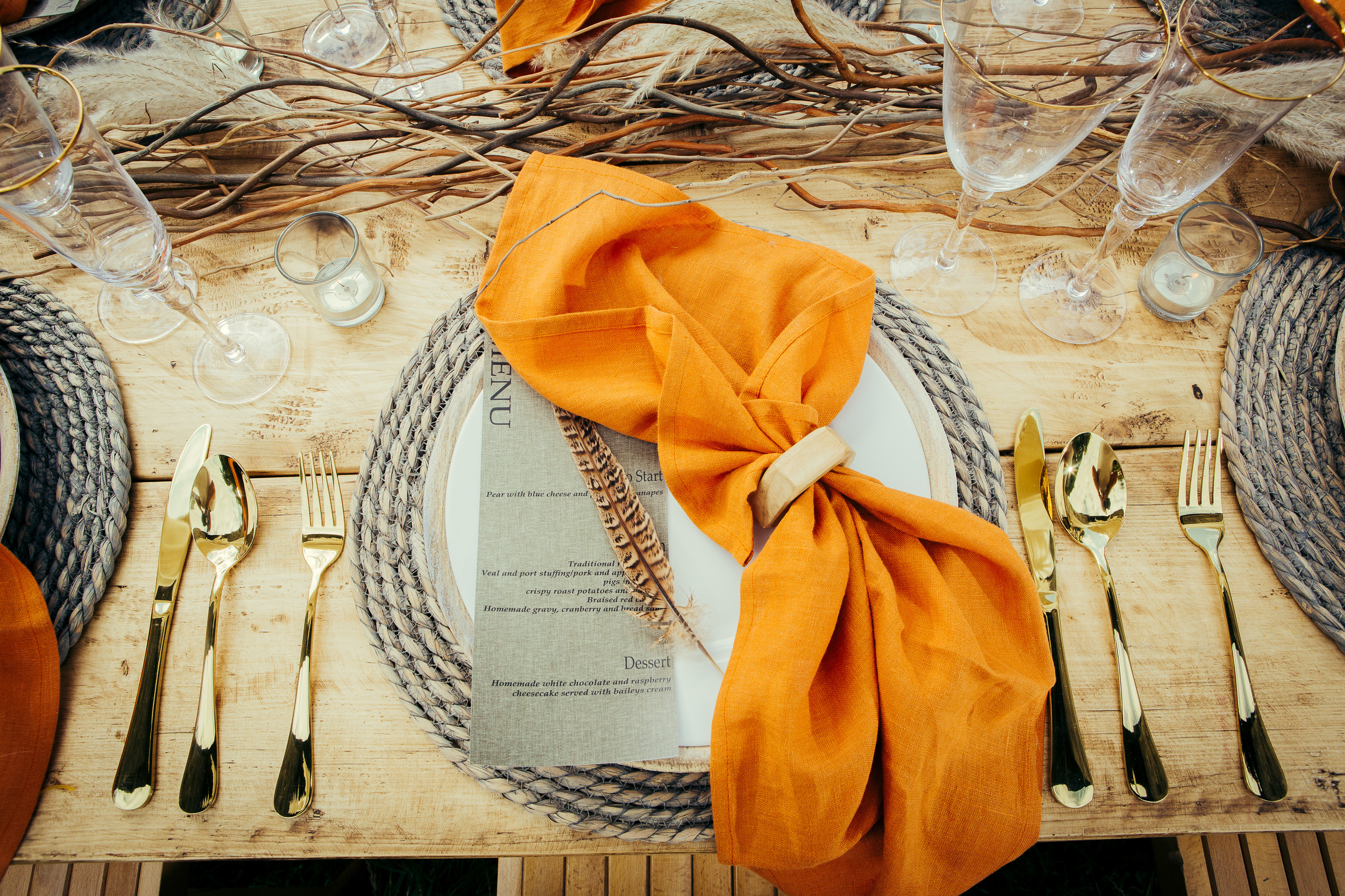 Gold Cutlery Cutlery Hire Coutts Event Hire