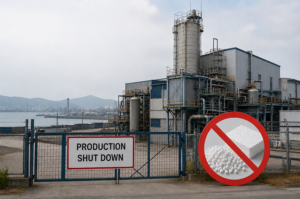shut down its expandable polystyrene (EPS) production facilities