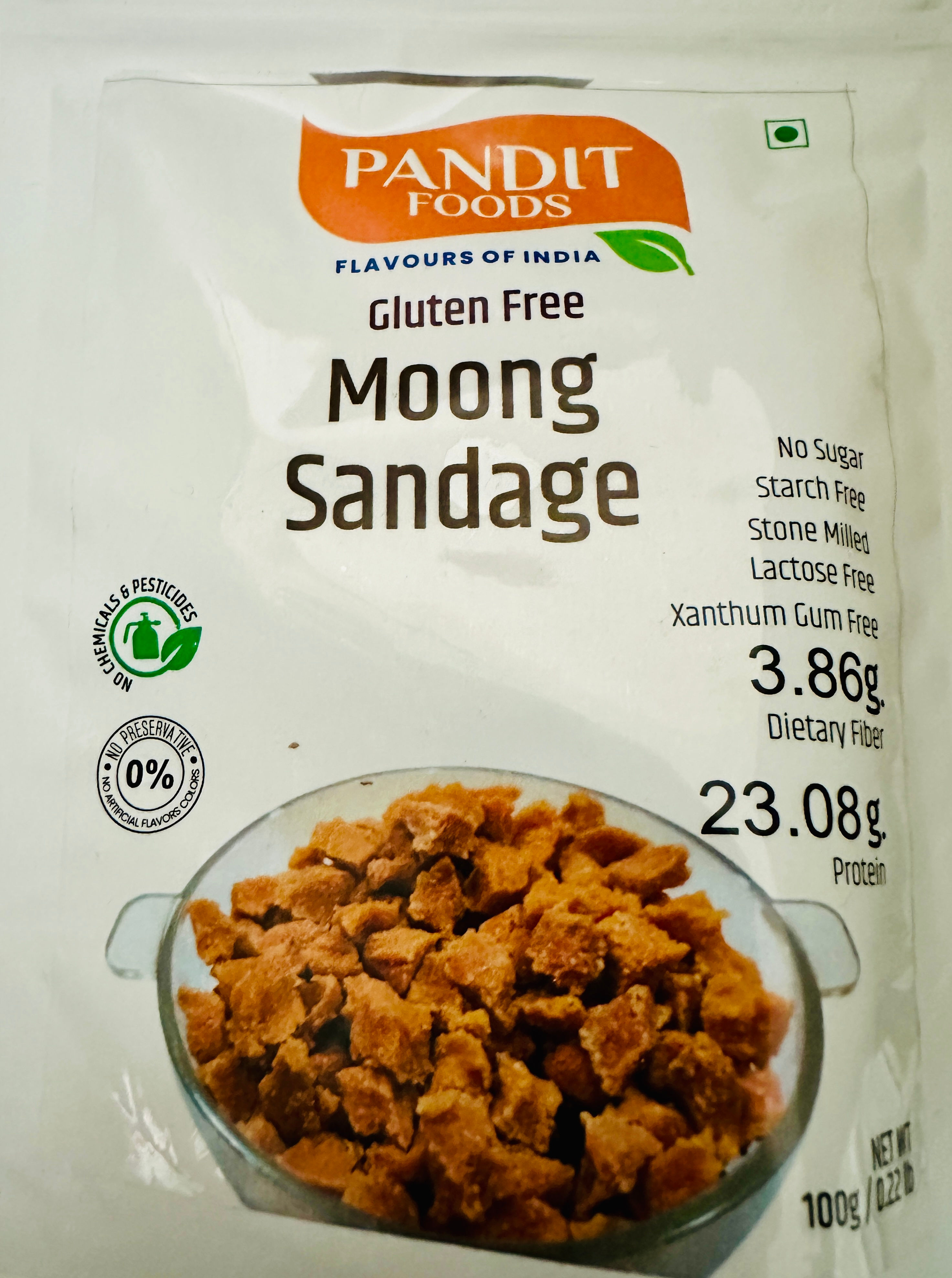 PANDIT FOODS MUG DAL SANDGE - 100 GM