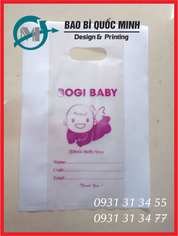 Mẫu mã túi ni lông đa dạng khi in ấn