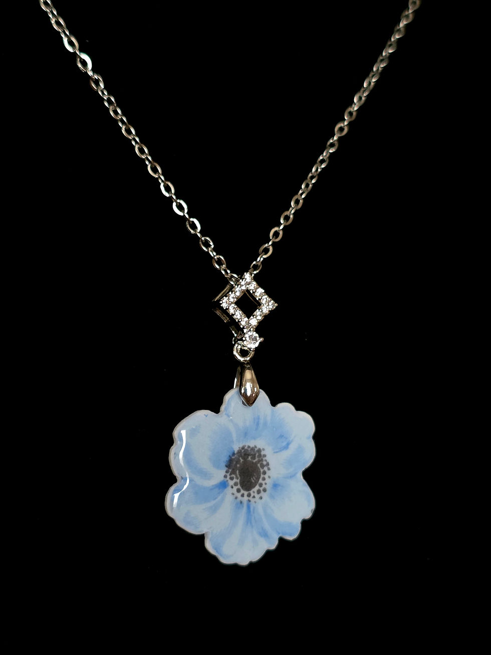 Miniature : Collier Fleur Bleue