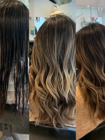 Ladies hair restyling