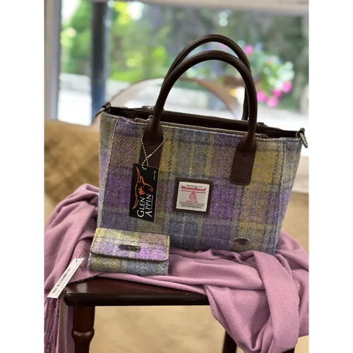 Harris tweed small tote bag hotsell
