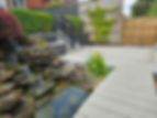 Millboard composite decking in grey colour