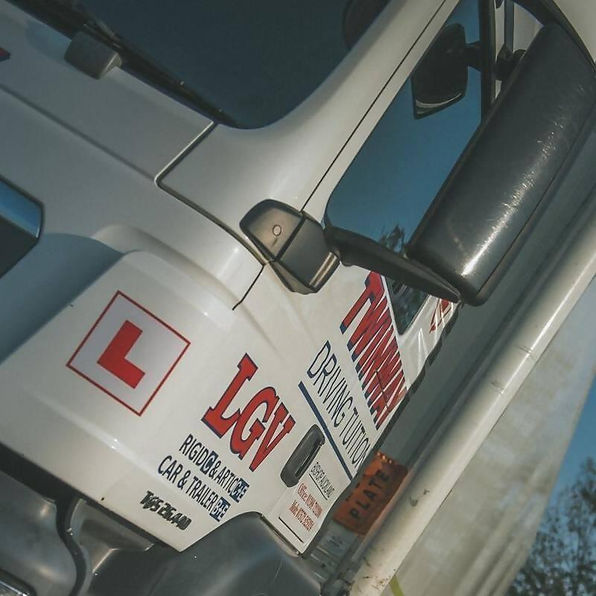 Learner sign on a large goods vehicle