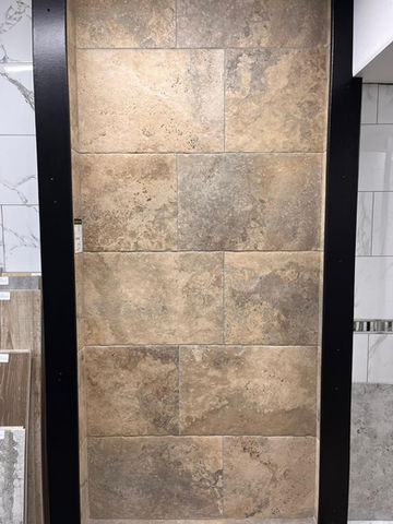 Wiggle edged stone tiles