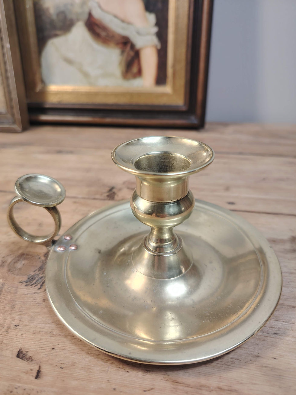 Miniature : Bougeoir 'Rat de cave' en laiton