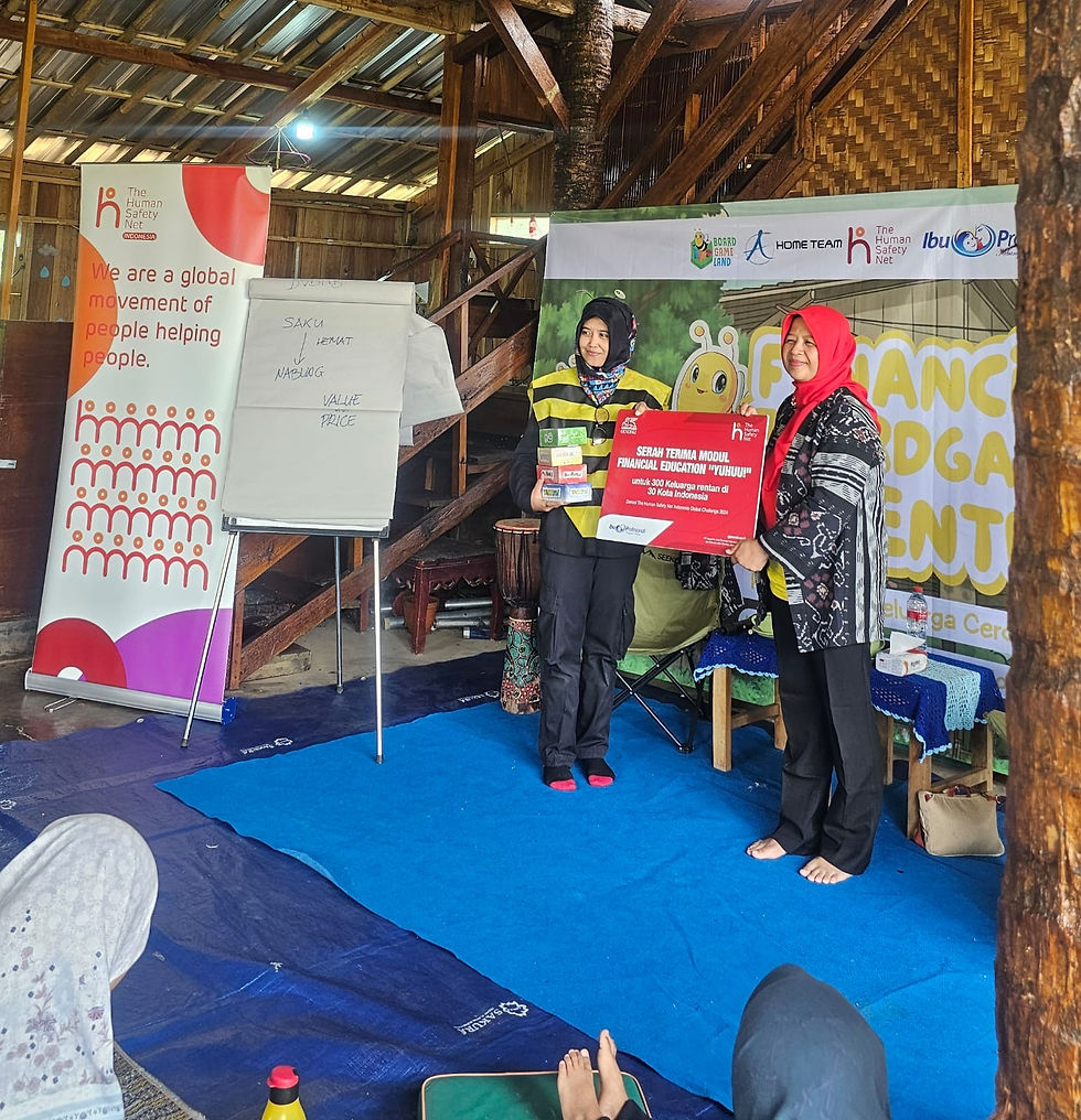 penyerahan modul board game land purwokerto