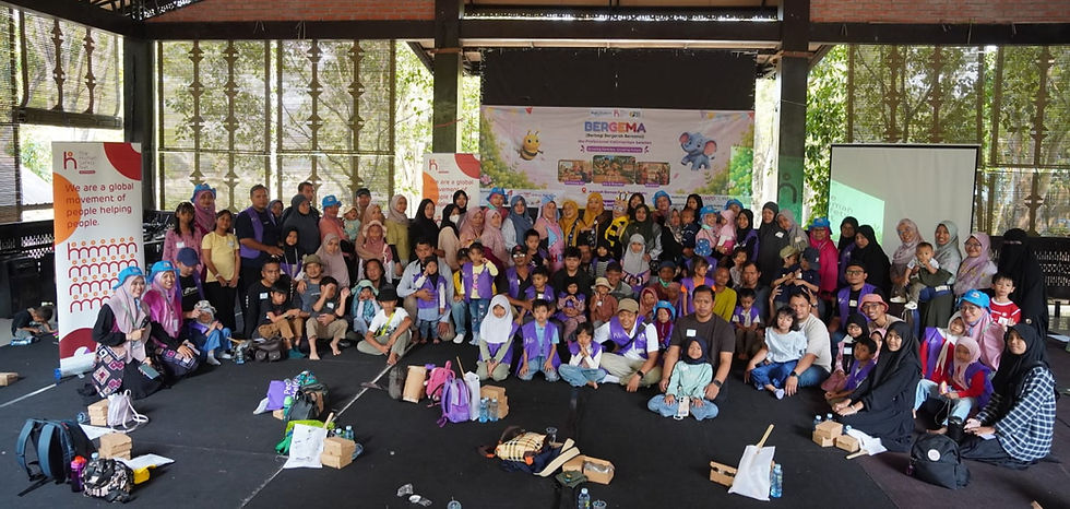 Hangat dan Kompak, Puluhan Bapak dan Anak Asyik Menjajal Permainan Tradisional Banjar di BERGEMA