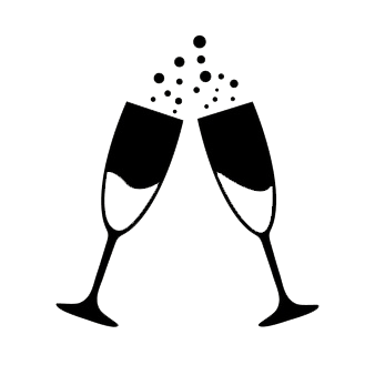 glasses-of-champagne-outlines_23-2147501