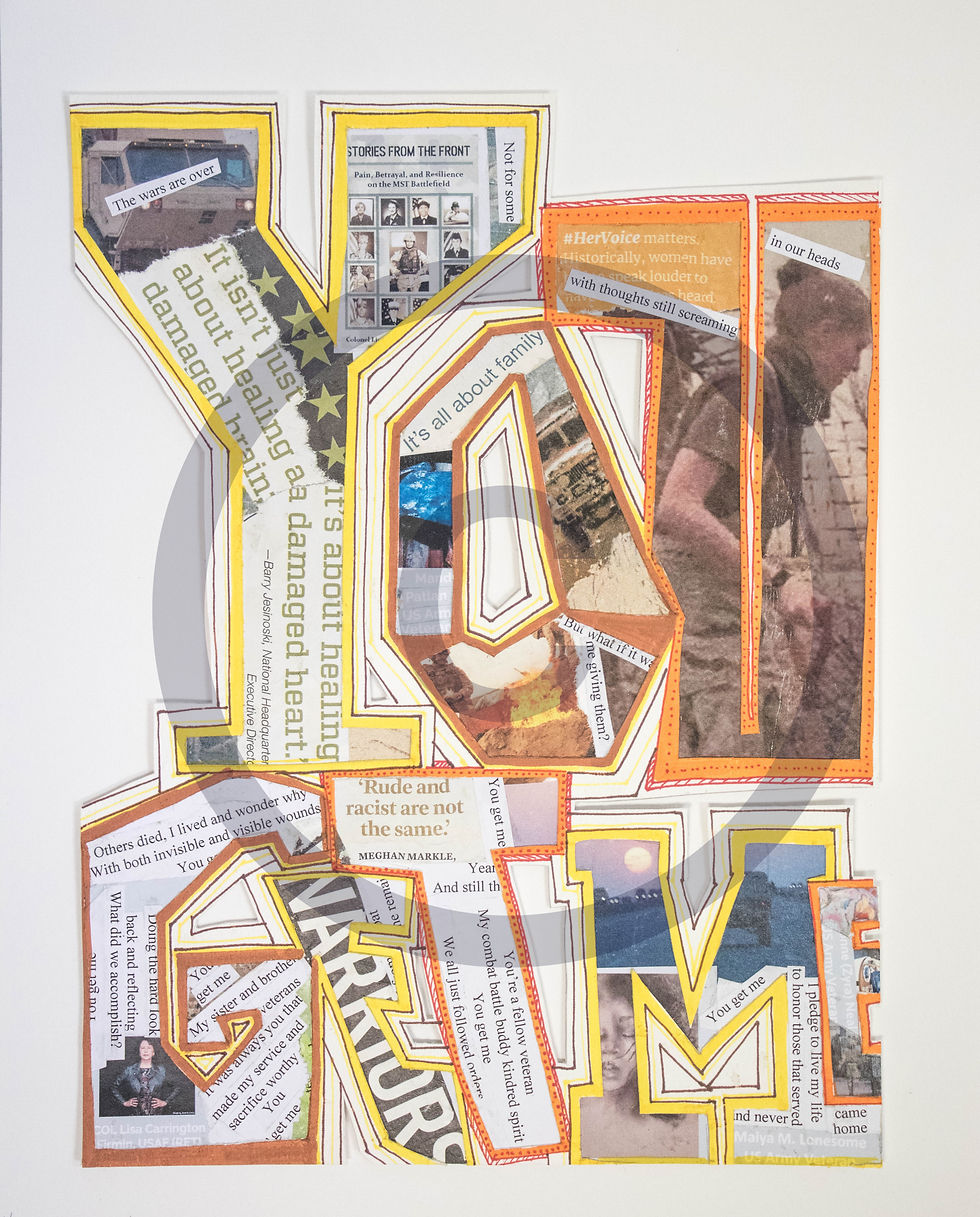 Original "You Get Me" Artwork in Custom Handmade Frame