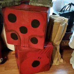 Oogie Boogies dice are going to be an awesome prop at the NBC Halloween event