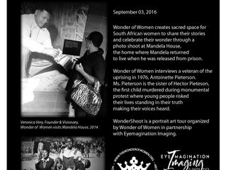 #WonderShootSA at Mandela House