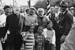 Abernathy_Children_on_front_line_leading_the_SELMA_TO_MONTGOMERY_MARCH_for_the_R