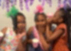 Little girls at a birthday party