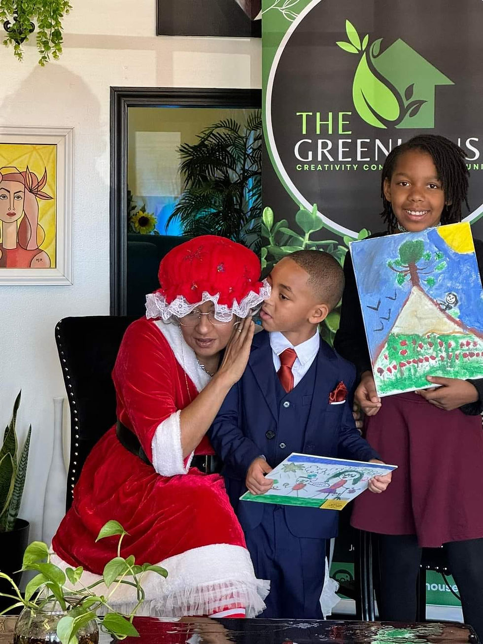 Mrs Claus & Tiny Humans Art Show
