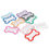 Thumbnail: Wholesale 100Pcs 10 Colorful Cute Engraved ID Dog Tag Bone DIY Dog Id Tags For D