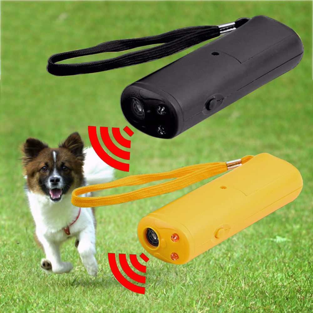 Strengthen Pet Dog Training equipment Ultrasound Repeller 3 in 1 Control Trainer