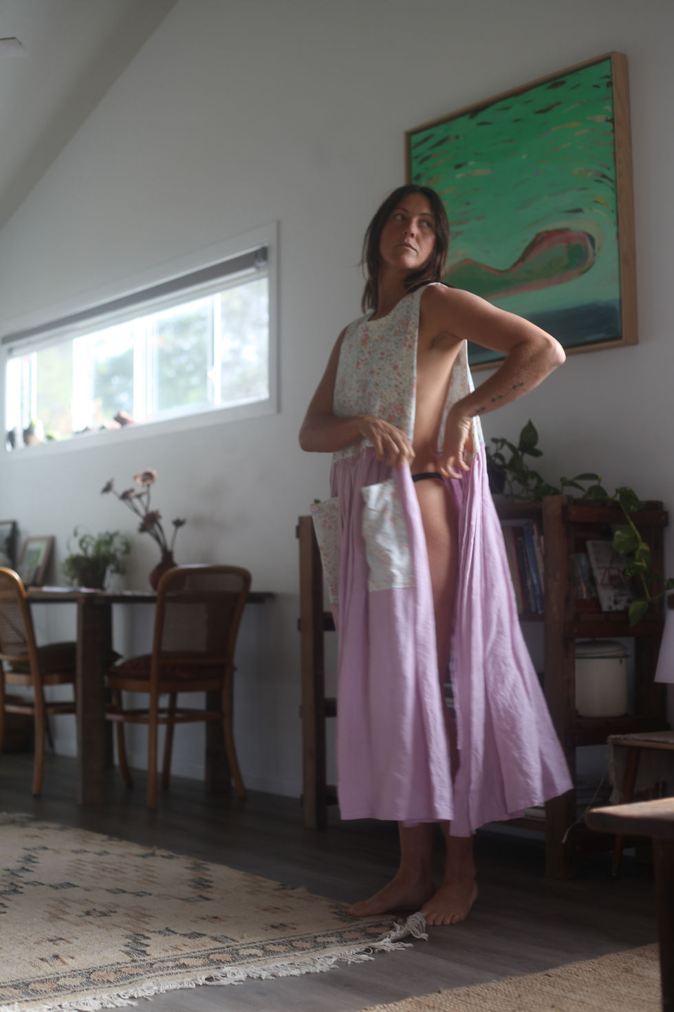 Thumbnail: Banksia Pinafore Wrap Dress