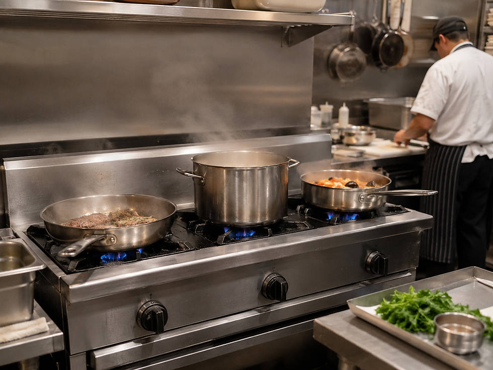 Commercial Three Burner Range: A Balanced Choice Between Space and Cooking Power