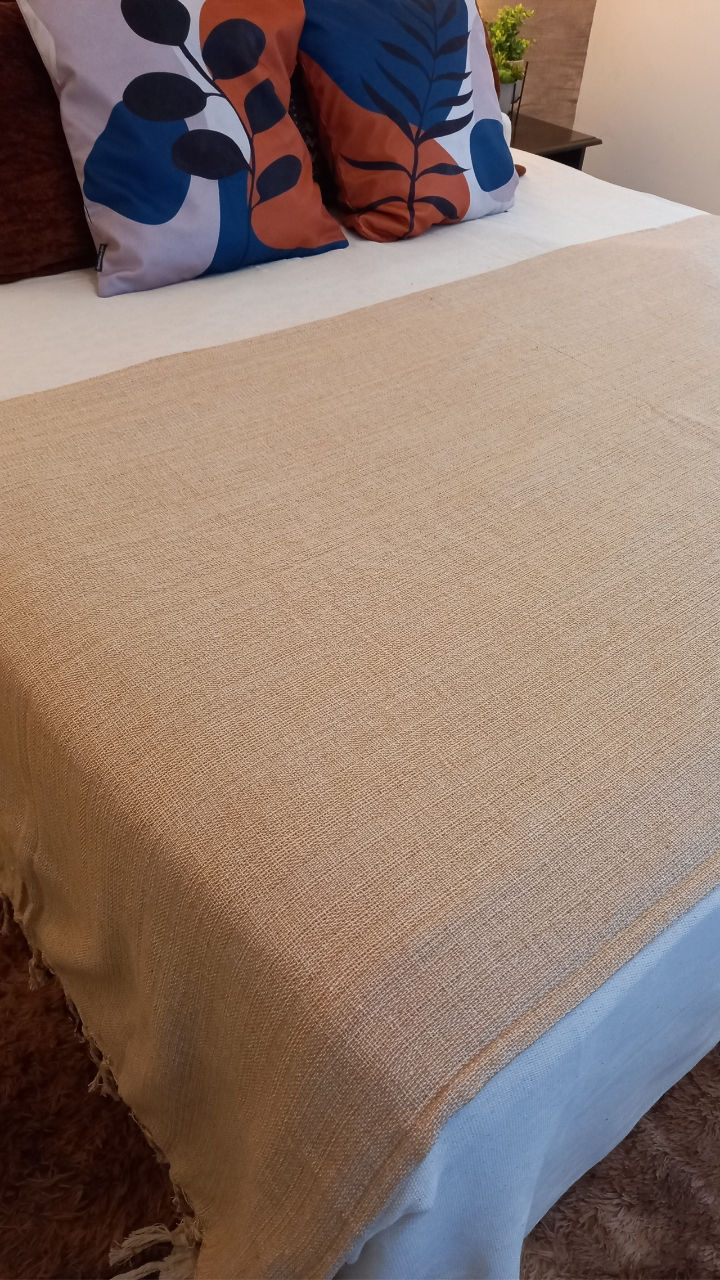 Miniatura: Manta sofá e cama 2,7x2,2m CARAMELO 