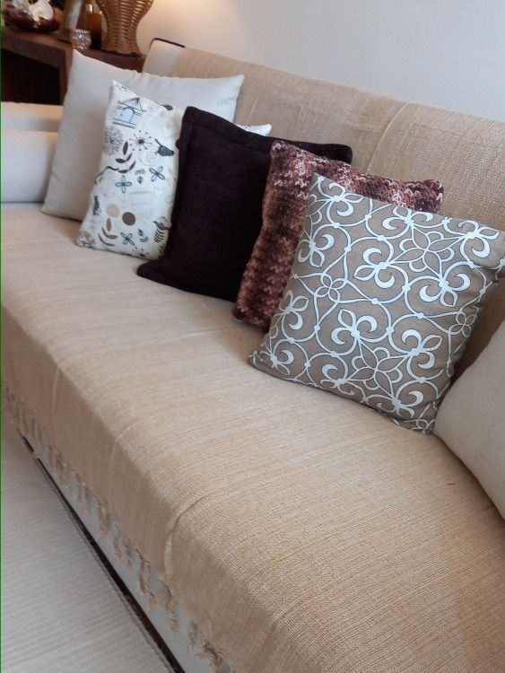 Miniatura: Manta sofá e cama 1,7x2,2m CARAMELO