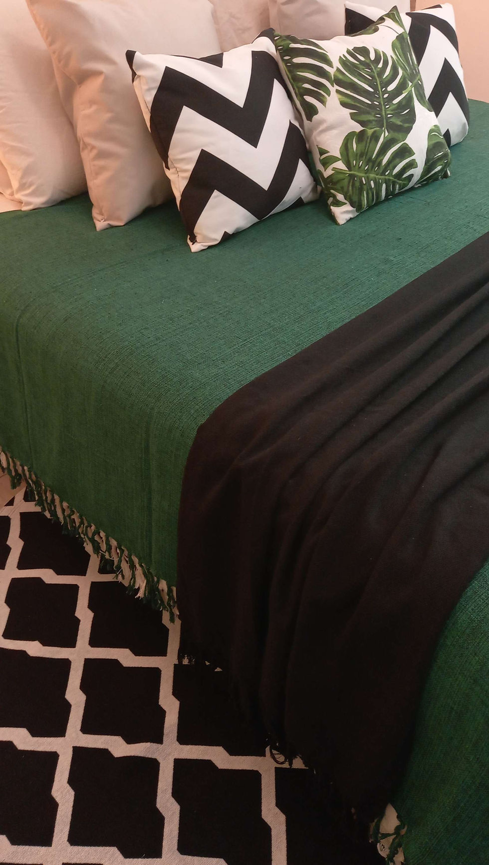 Miniatura: Manta sofá e cama 2,7x2,2m VERDE FOLHA 