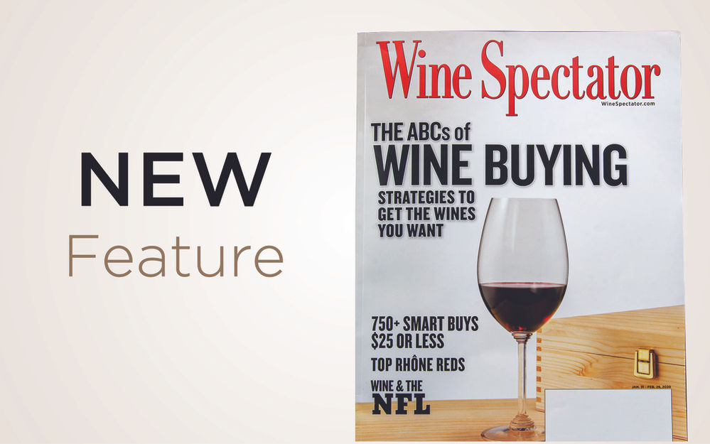 New 2020 Wine Spectator Feature