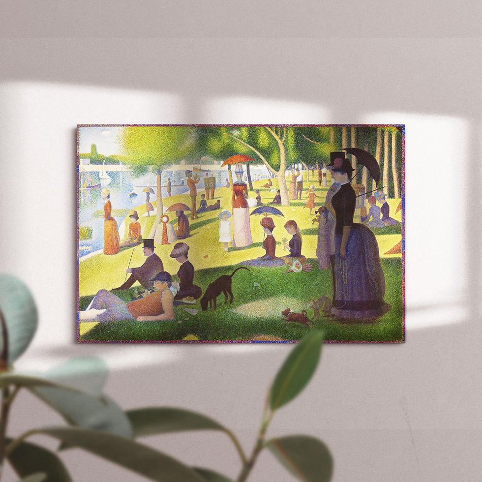 Thumbnail: A Sunday on La Grande Jatte - Georges Seurat
