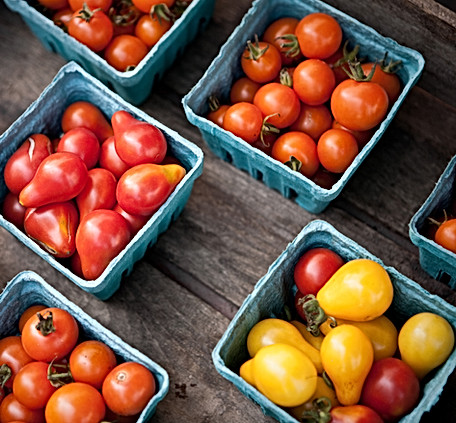 Cherry Tomatoes at the Farmers Market