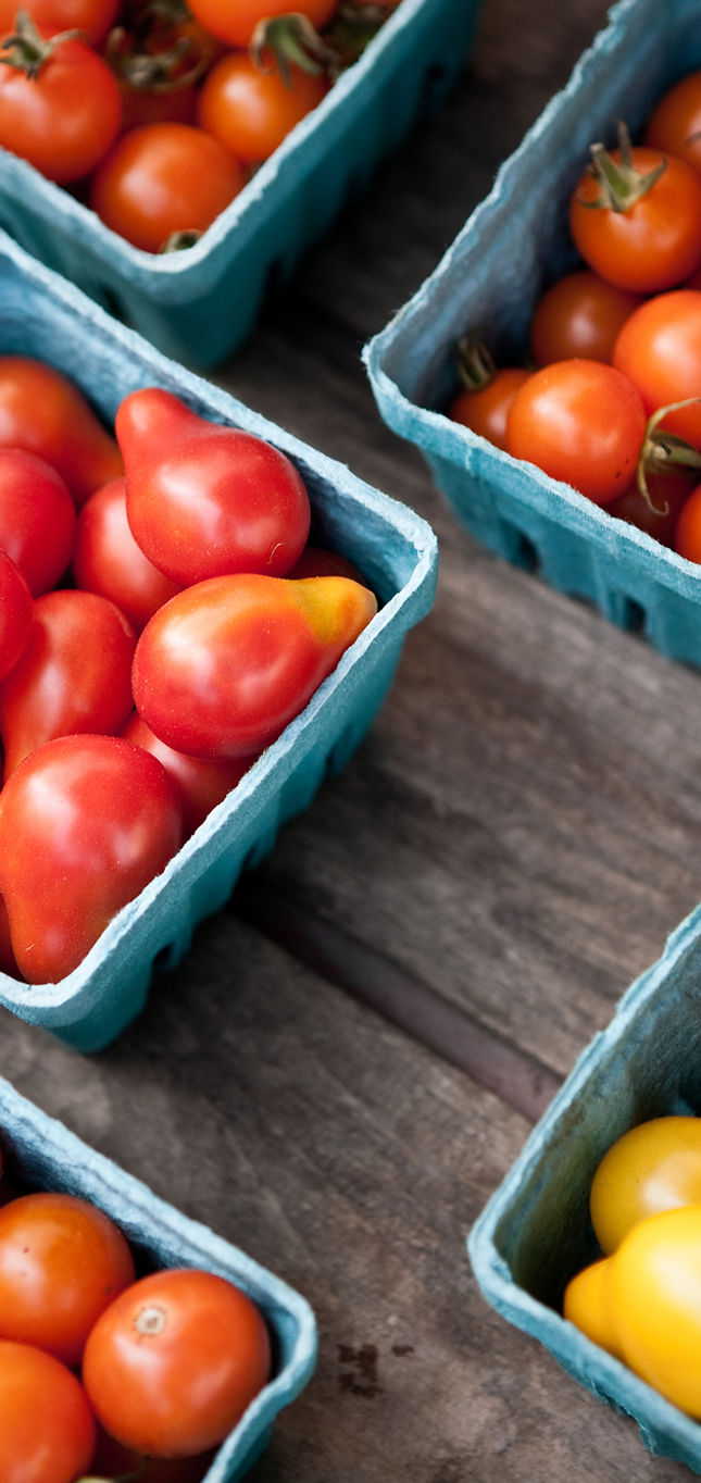 Cherry Tomatoes at the Farmers Market