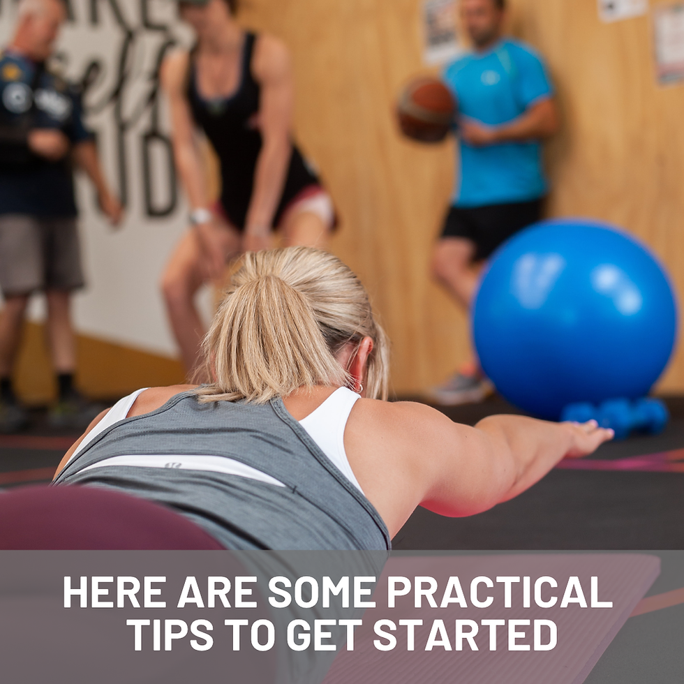 Cromwell Member performing a body weight back exercise