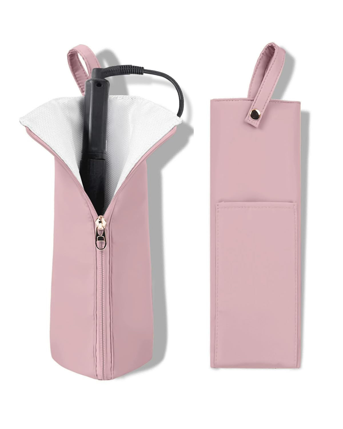 Easy-U Hot Iron Holder & Mat Heat Resistant Travel Bag for Curling Iron Flat Iro