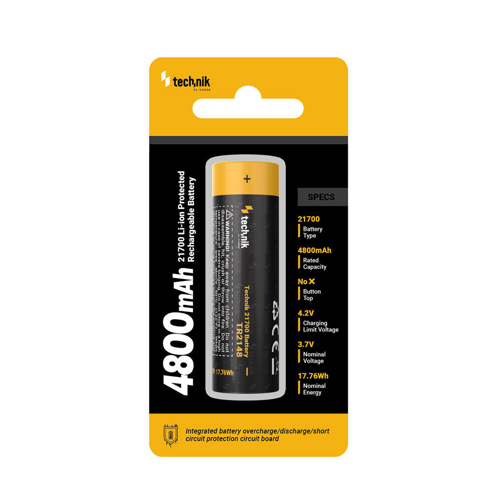 Baterie reincarcabila acumulator TECHNIK 21700 TR2148 4800mAh 3,7V