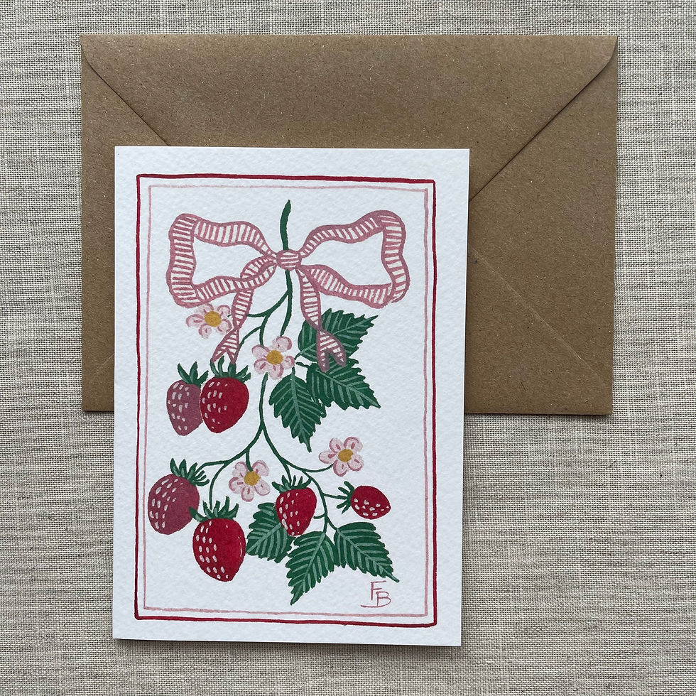 Strawberry card