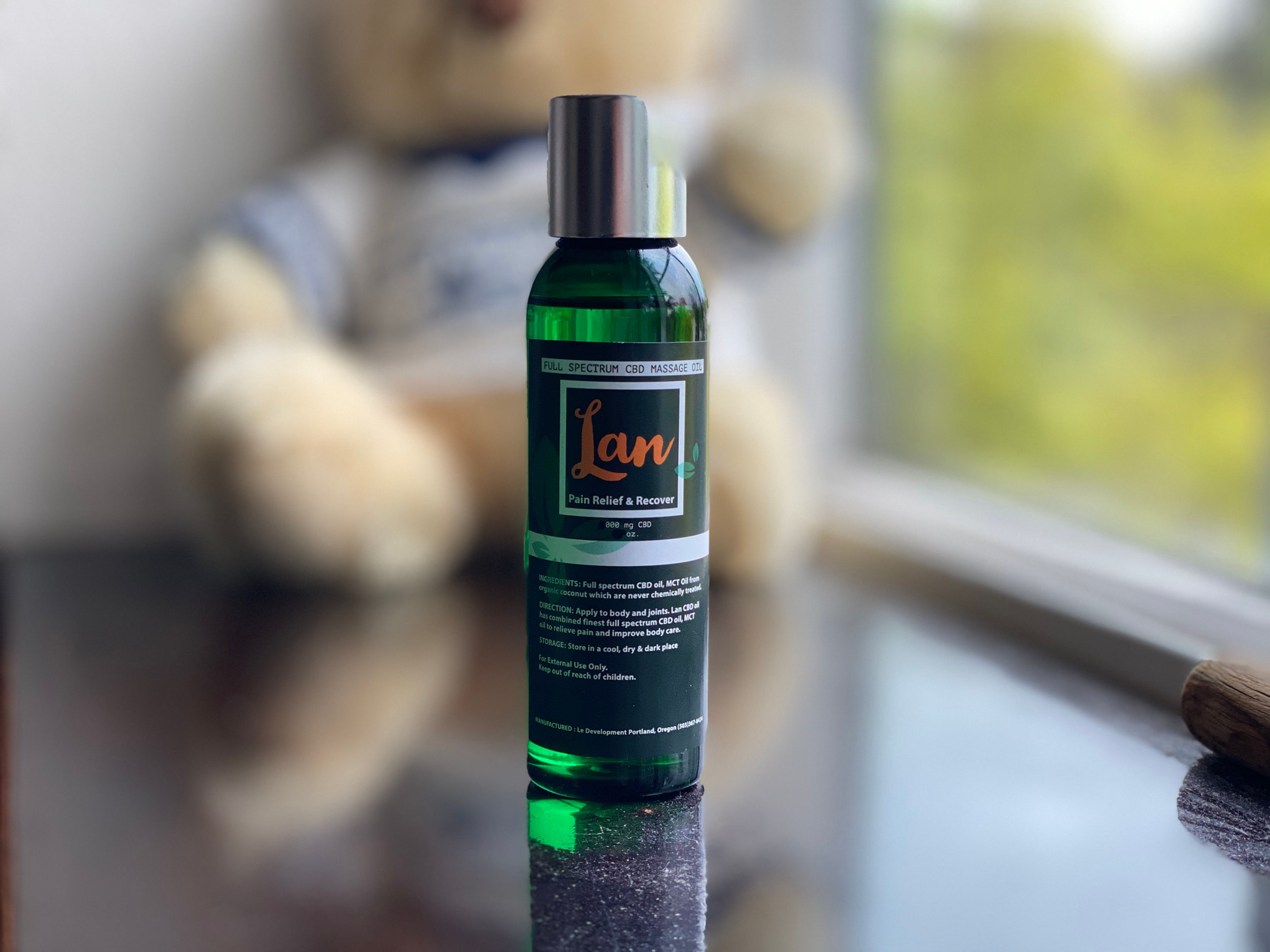 4 oz FULL SPECTRUM CBD MASSAGE OIL