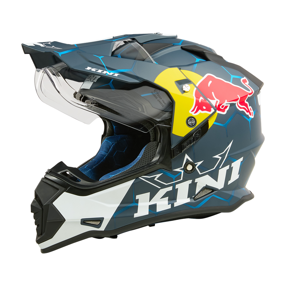 Miniaturbild: ADV Helmet Kini Red Bull 1.0 Blue/White