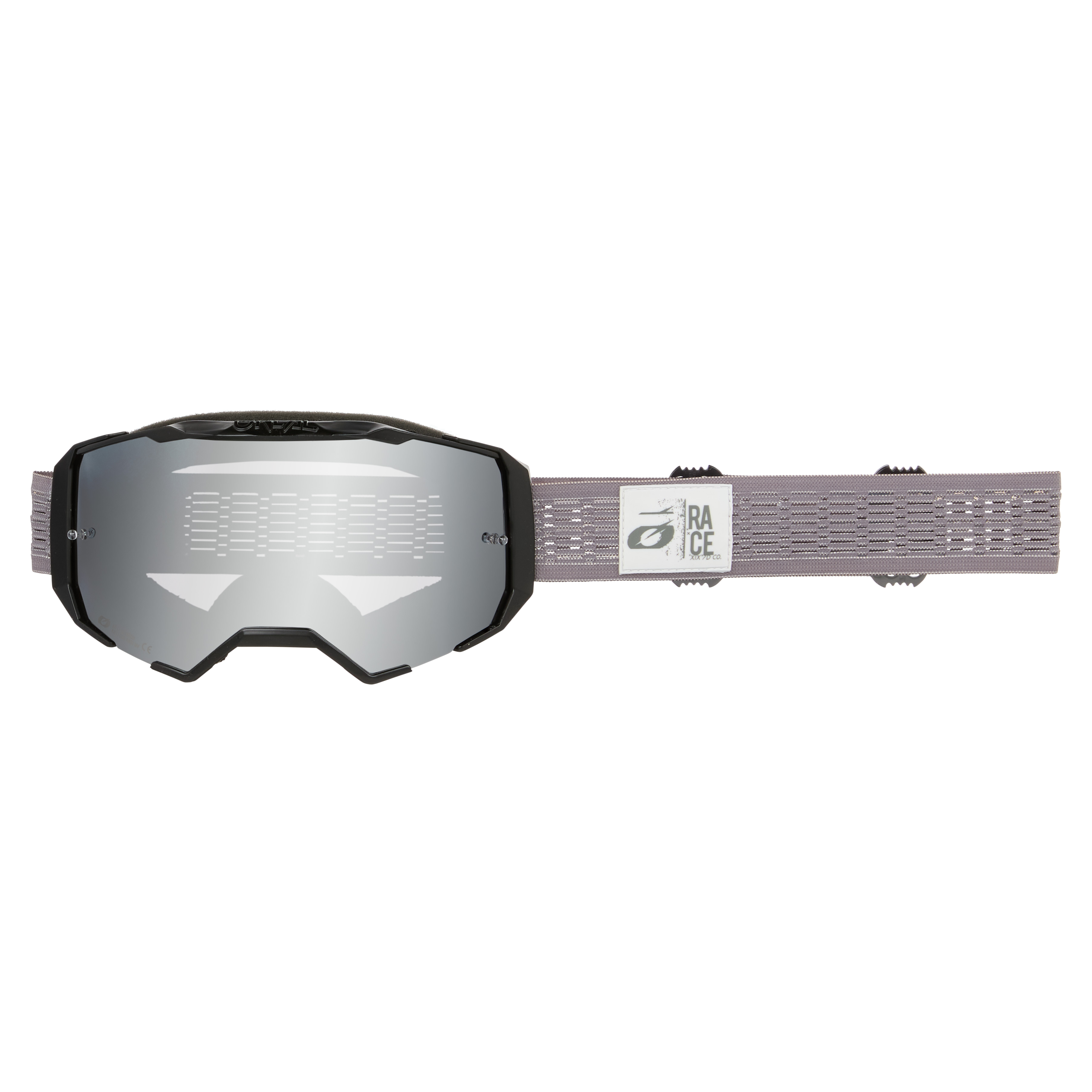 O'NEAL B-22 GOGGLE STATIC GRAY - SILVER MIRROR ONE SIZE