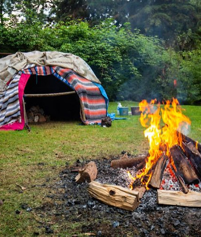 Sweatlodge at beautiful retreat centre in the netherlands