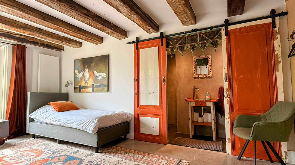 Comfortable accommodation at a guided psilocybin retreat in the Netherlands