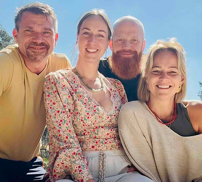Facilitator team at Elevated Mind Retreats providing support in a safe and structured retr