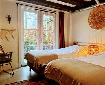 Bedroom with two beds